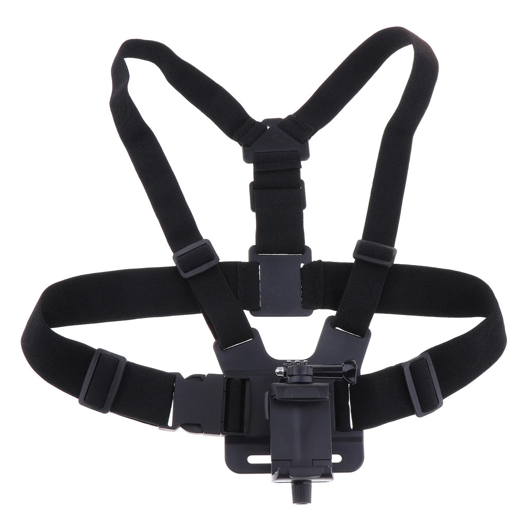 Adjustable Phone Clip Holder Mobile Phone Chest Mount Harness Strap Holder for iPhone for Xiaomi for Huawei for Samsung