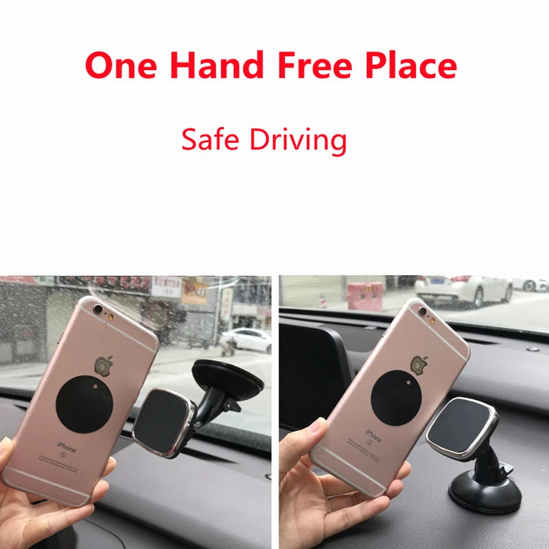 Car Window Phone Holder Magnetic Magnet Car Phone Holder Windshield Stand Mount Support Free Hand Car Phone Holder Bracket