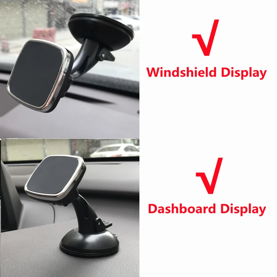 Car Window Phone Holder Magnetic Magnet Car Phone Holder Windshield Stand Mount Support Free Hand Car Phone Holder Bracket