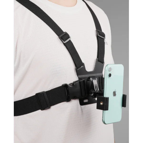 Adjustable Phone Clip Holder Mobile Phone Chest Mount Harness Strap Holder for iPhone for Xiaomi for Huawei for Samsung